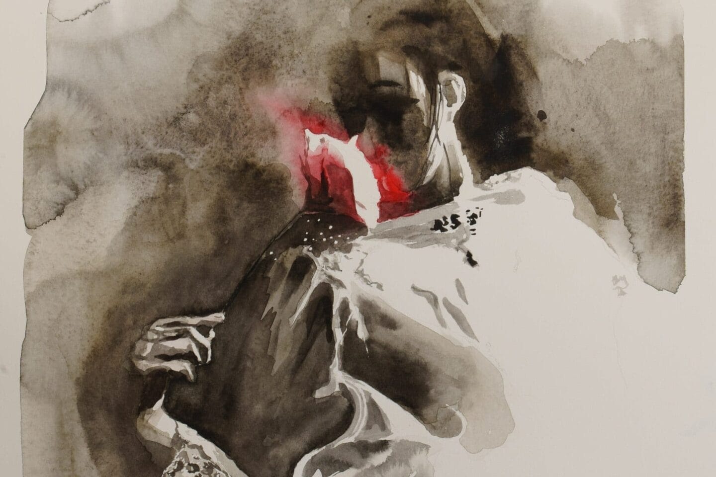 Light and shadows watercolor Alex Righetto 2021 single uai