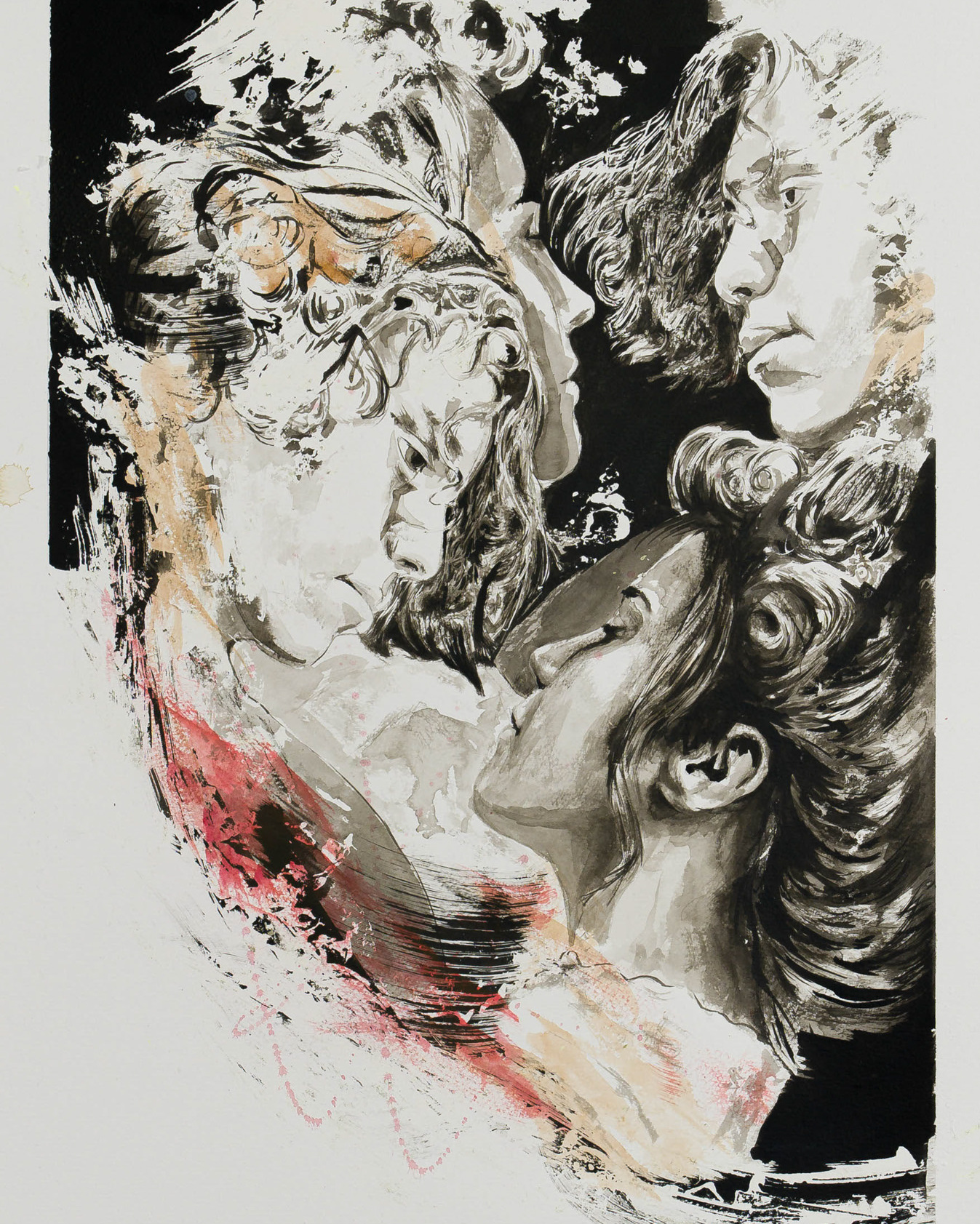 La scena del balcone 4 Opera originale