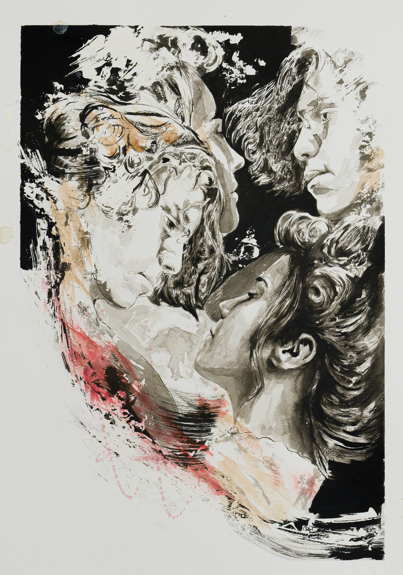 La scena del Balcone Romeo e Giulietta 91 Opera originale