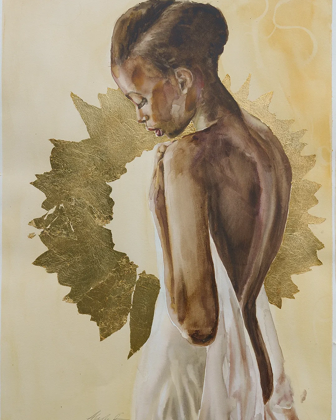 La Collezione Radiance 15 Golden Progenitor Alex Righetto watercolor 1 uai