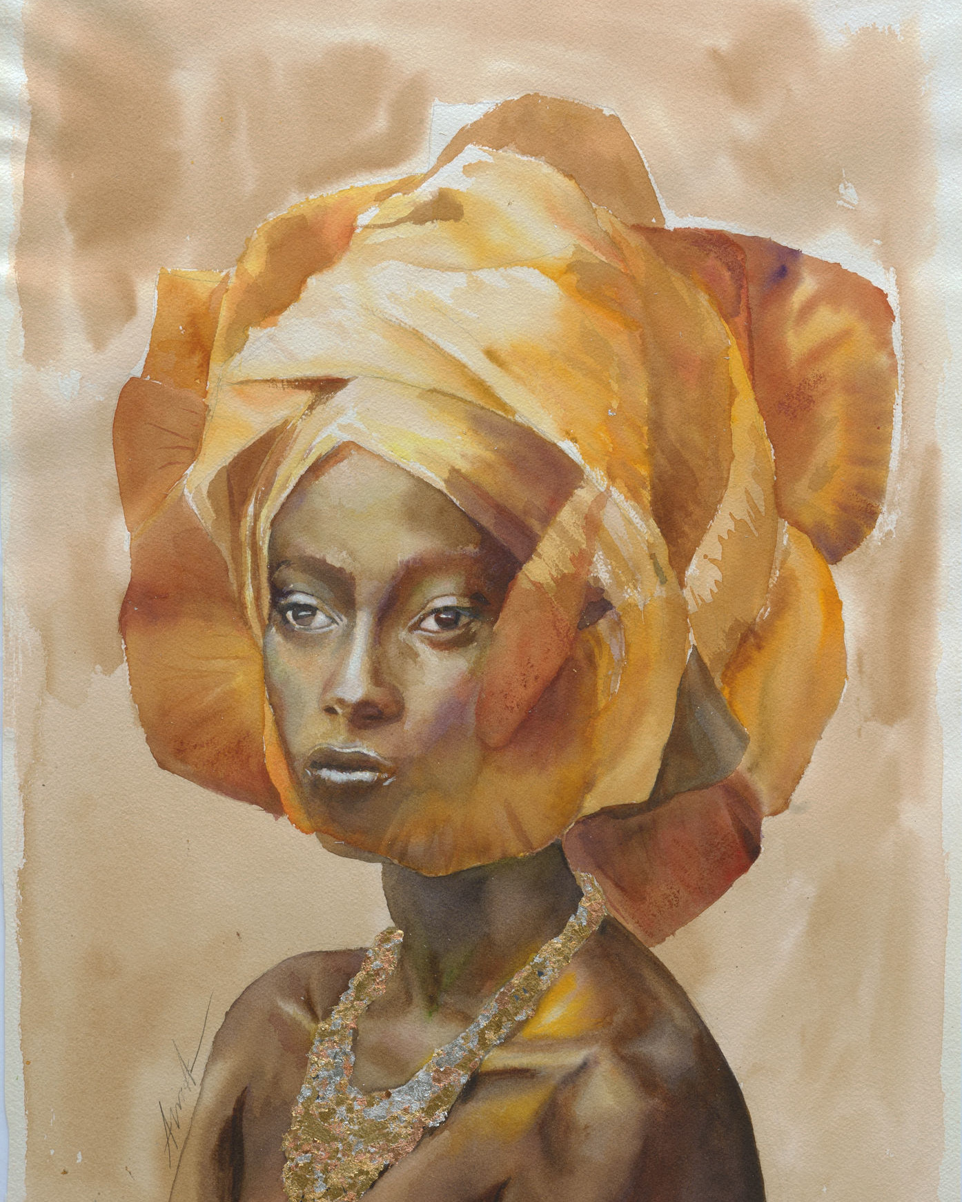 The_Emergence_of_a_Queen_watercolor_alex_righetto 1 artwork the emergence of a queen hdr alex righetto 11252023 uai