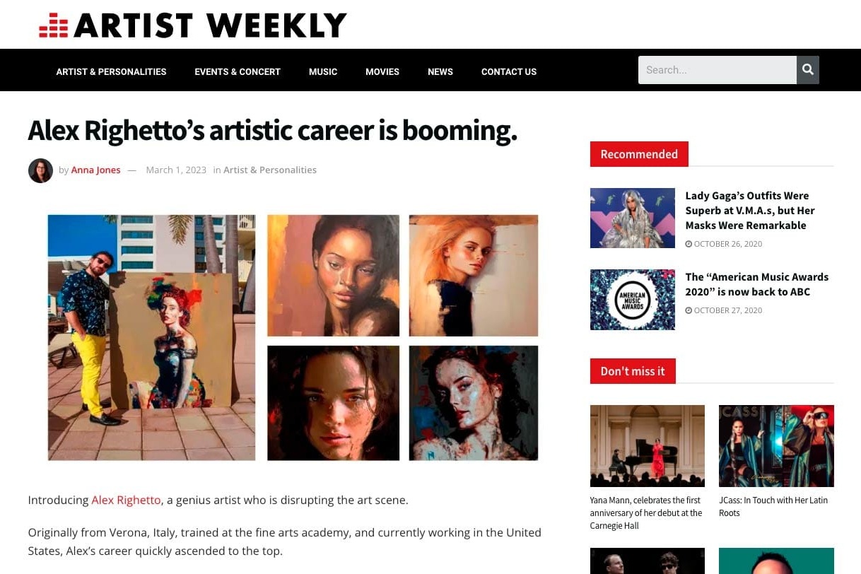 artist weekly uai