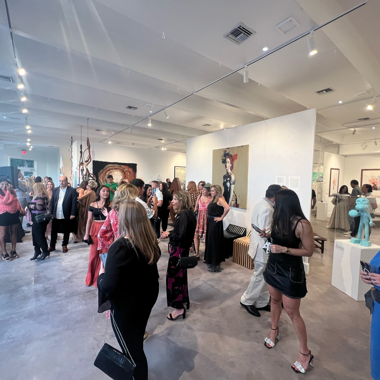 Mostra d'arte a Miami, inaugurazione 130 Inizio della serata durante l'inaugurazione della mostra