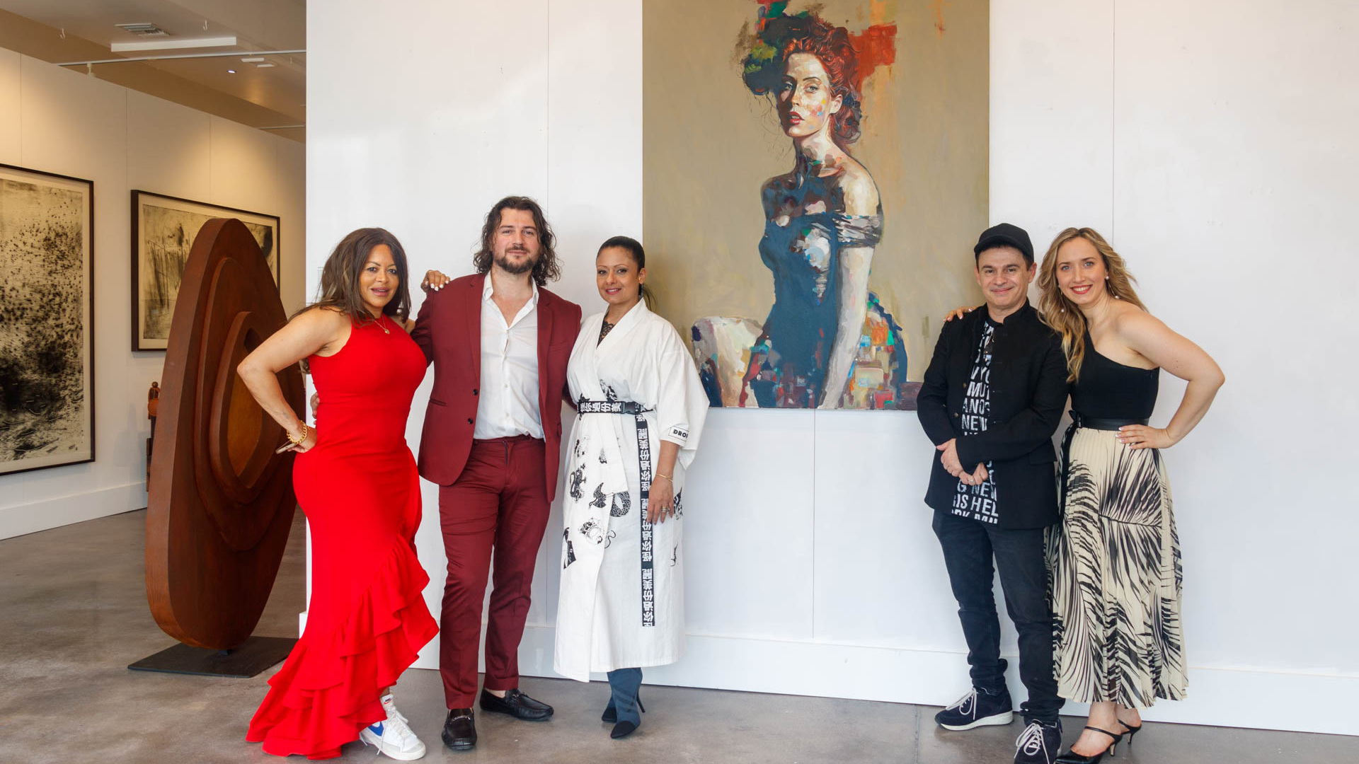 Mostra d'arte personale a Miami: Foto delle serate di apertura e chiusura 3 gallery miami art exhibition 2023 IMG 0301 uai