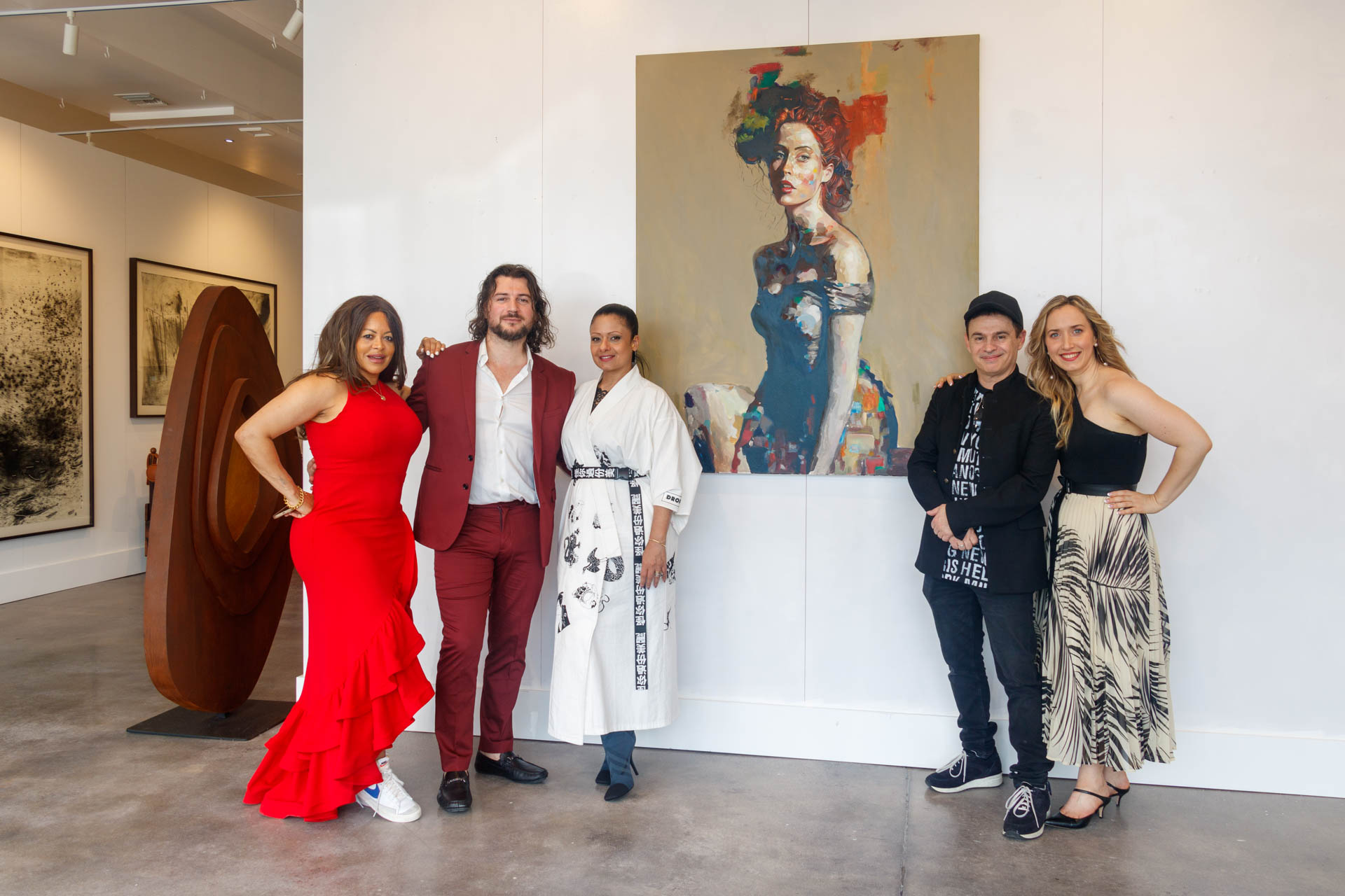 Mostra d'arte personale a Miami: Foto delle serate di apertura e chiusura 6